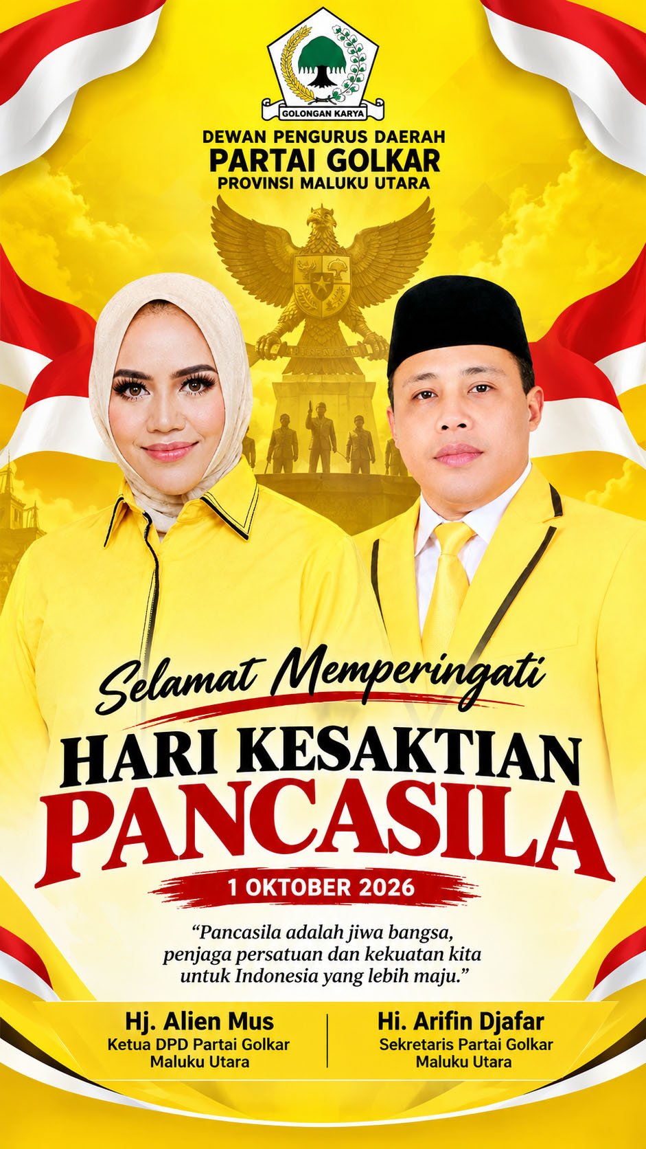Iklan Hari Kesaktian Pancasila.