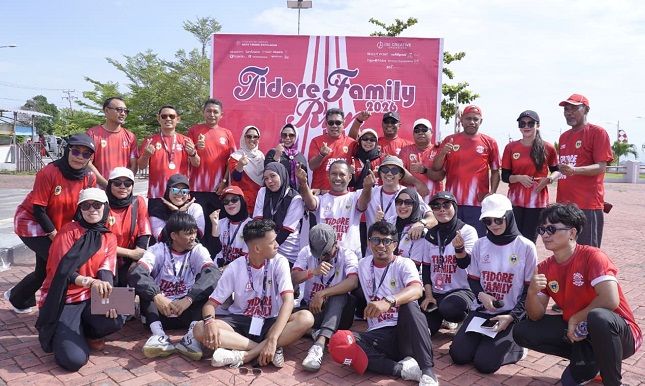 Kolaborasi dengan Pemda Kota Tidore, iDe Creative sukses gelar Tidore Family Run 2026.