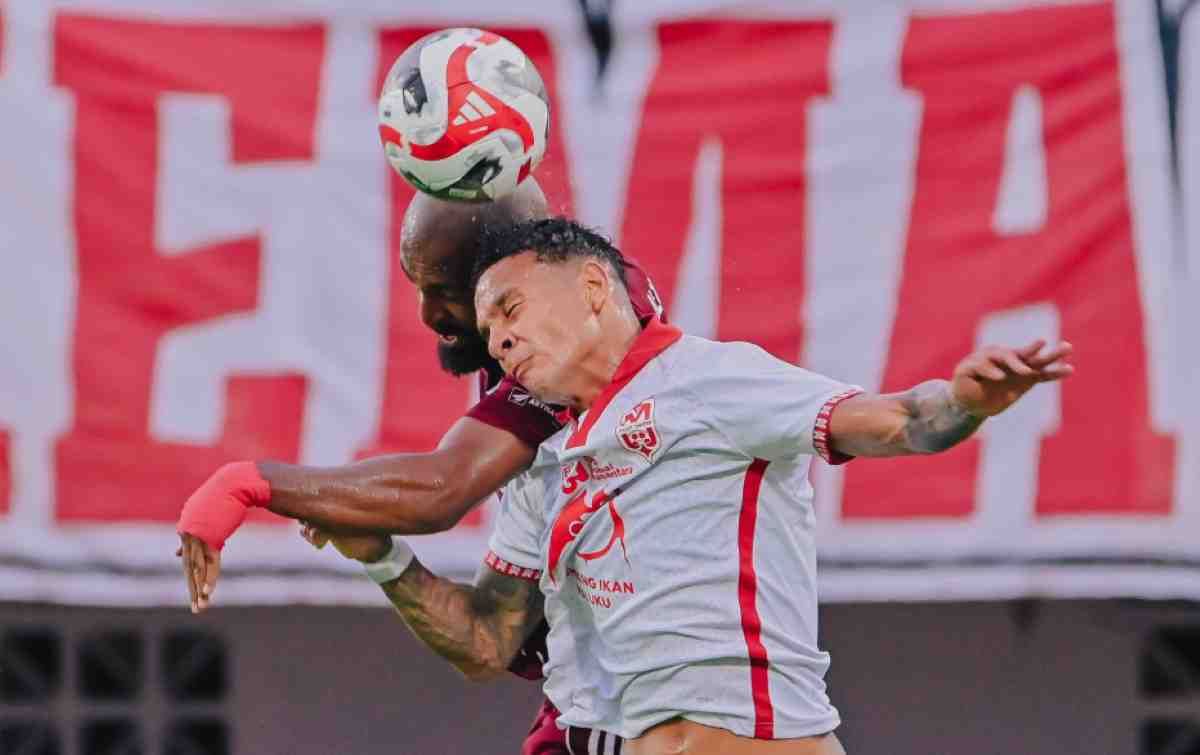 Malut united vs PSM bermain imbang, GKR tak lagi angker.