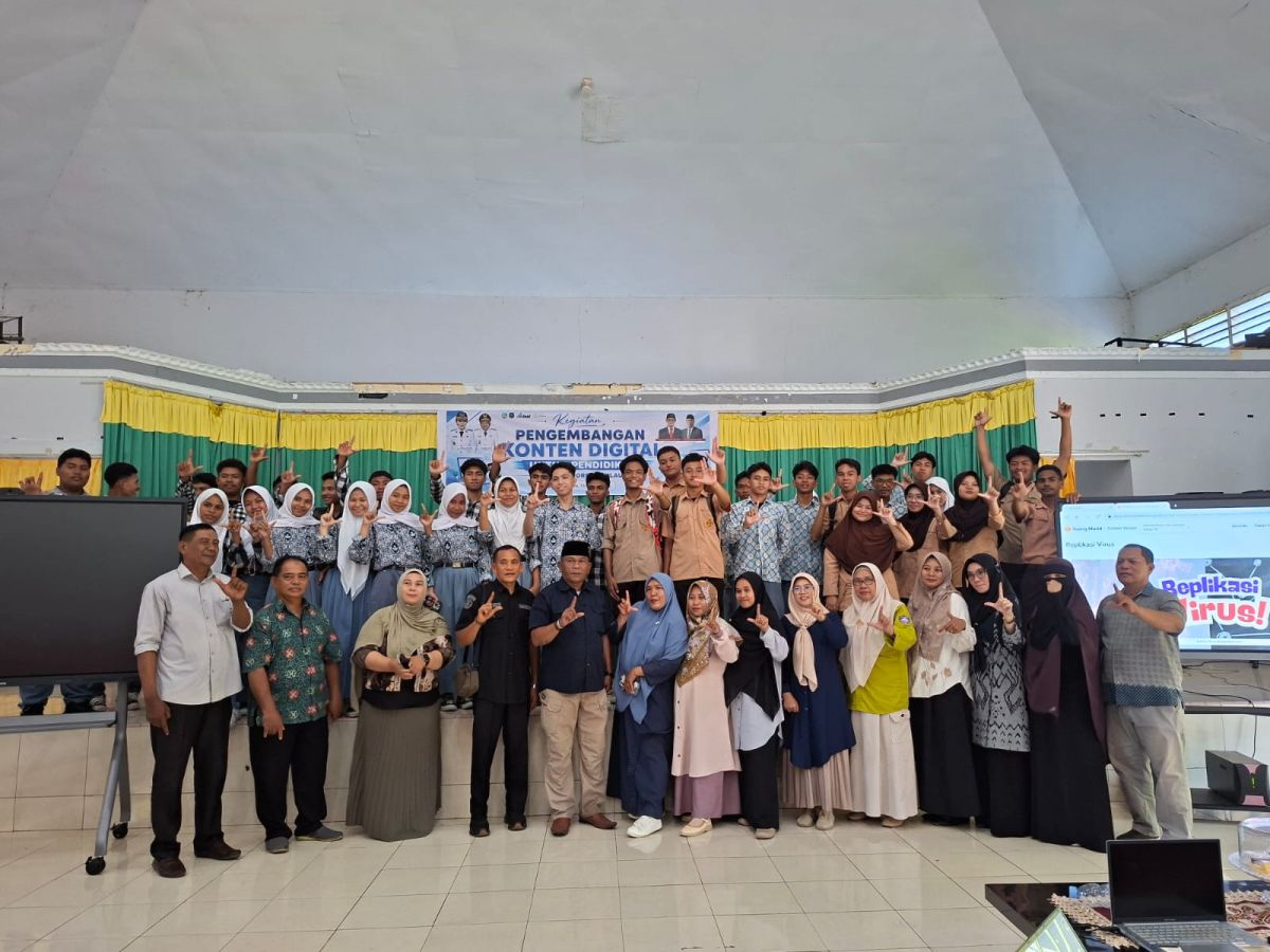 Bidang SMA Dikbud Maluku Utara Gelar Pengembangan Konten Digital untuk Pendidikan di Halmahera Tengah