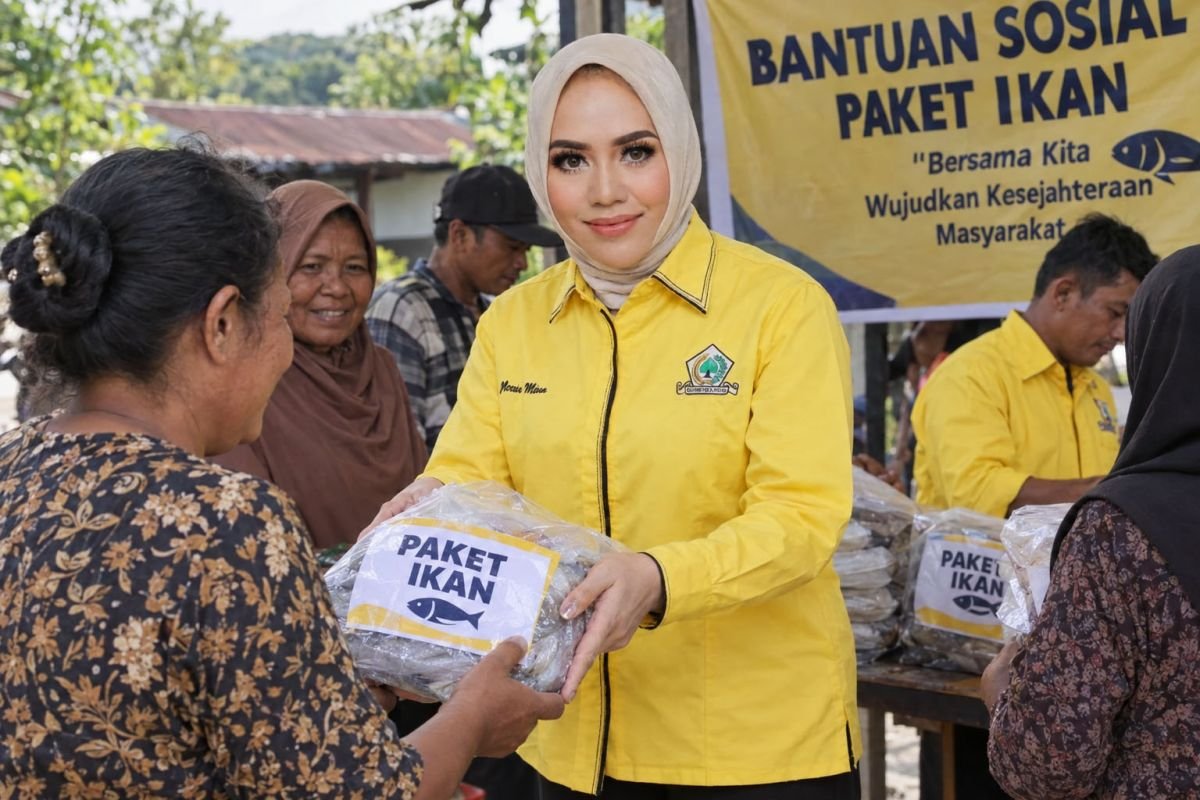 Alien Mus Salurkan Paket Ikan kepada Warga Fora dan Empat Panti Asuhan di Kota Ternate